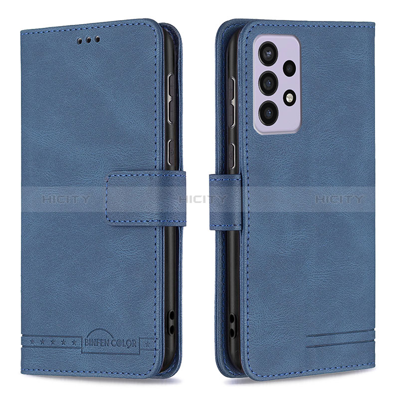 Leather Case Stands Flip Cover Holder B05F for Samsung Galaxy A73 5G