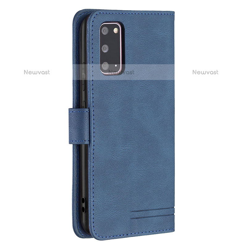 Leather Case Stands Flip Cover Holder B05F for Samsung Galaxy S20 5G