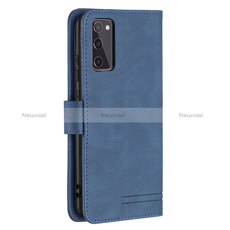 Leather Case Stands Flip Cover Holder B05F for Samsung Galaxy S20 Lite 5G