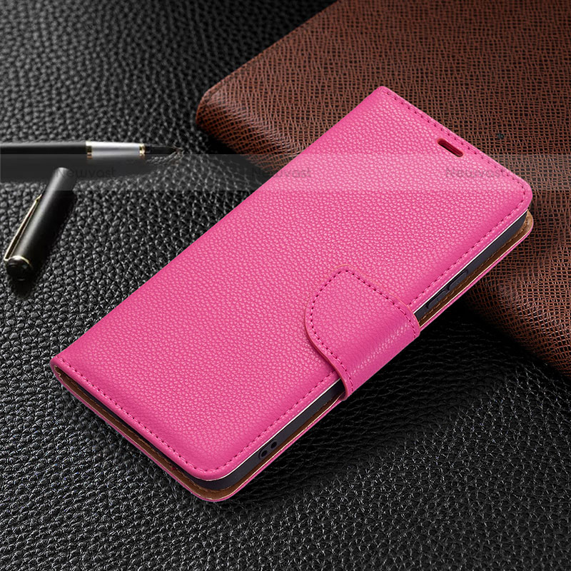 Leather Case Stands Flip Cover Holder B05F for Samsung Galaxy S22 5G