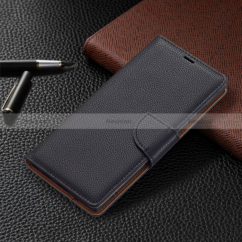 Leather Case Stands Flip Cover Holder B05F for Samsung Galaxy S24 Ultra 5G