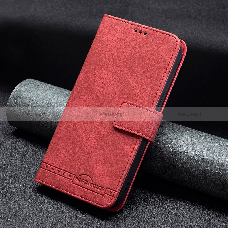 Leather Case Stands Flip Cover Holder B05F for Vivo Y3s