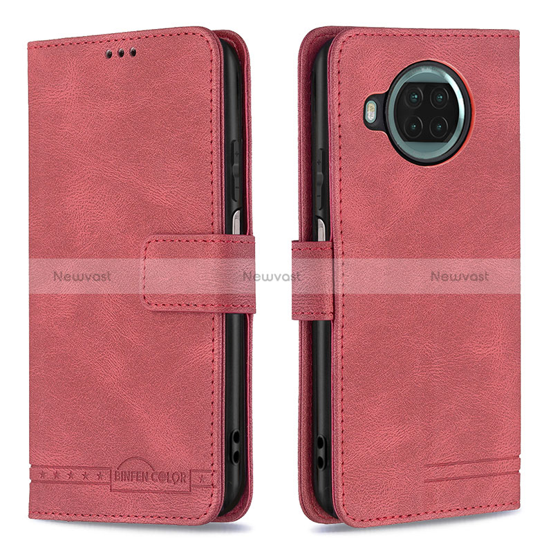 Leather Case Stands Flip Cover Holder B05F for Xiaomi Mi 10i 5G