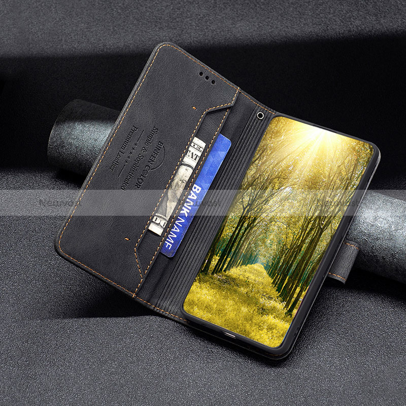 Leather Case Stands Flip Cover Holder B05F for Xiaomi Poco M4 Pro 4G