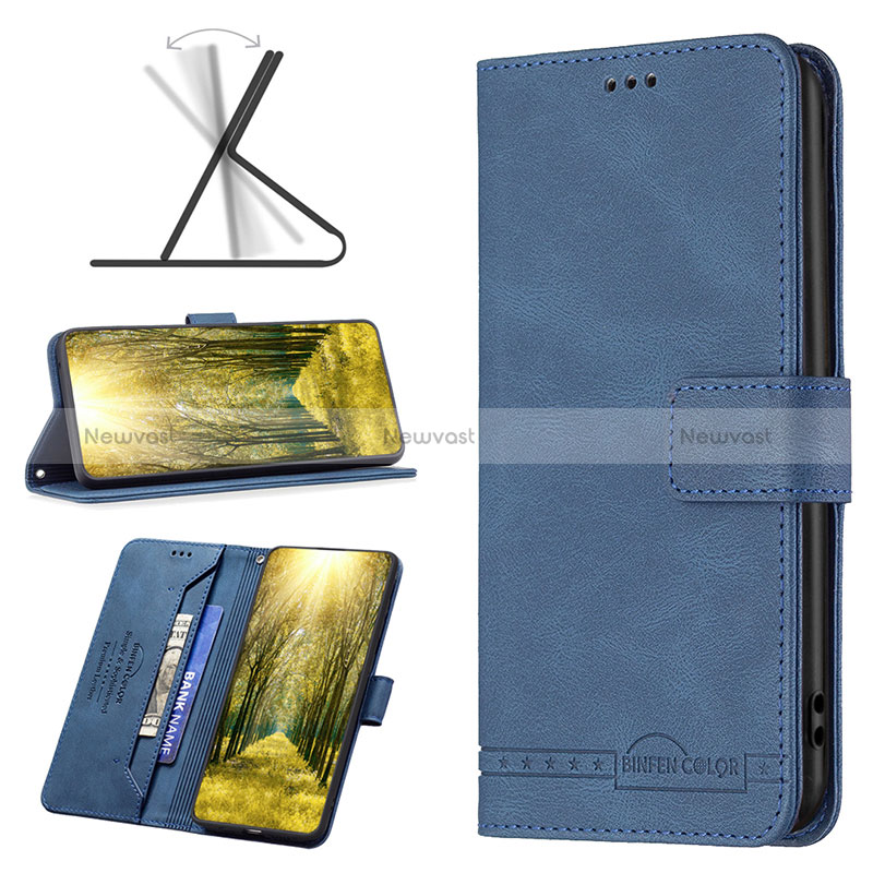 Leather Case Stands Flip Cover Holder B05F for Xiaomi Poco X4 Pro 5G