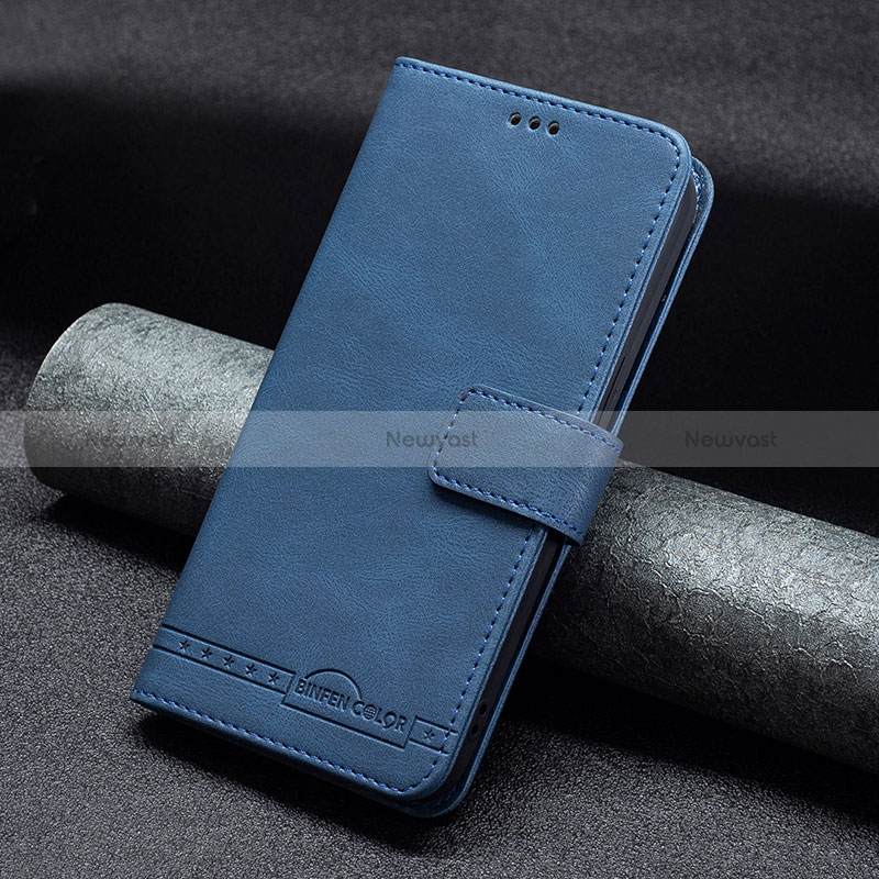 Leather Case Stands Flip Cover Holder B05F for Xiaomi Redmi 10 (2022)