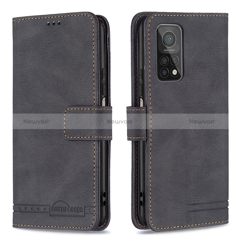 Leather Case Stands Flip Cover Holder B05F for Xiaomi Redmi K30S 5G