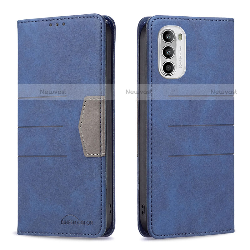 Leather Case Stands Flip Cover Holder B06F for Motorola Moto Edge (2022) 5G