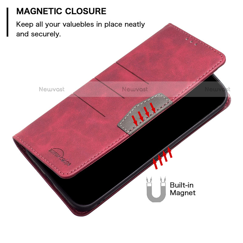 Leather Case Stands Flip Cover Holder B06F for Motorola Moto Edge S30 5G