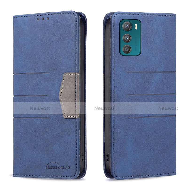 Leather Case Stands Flip Cover Holder B06F for Motorola Moto G42