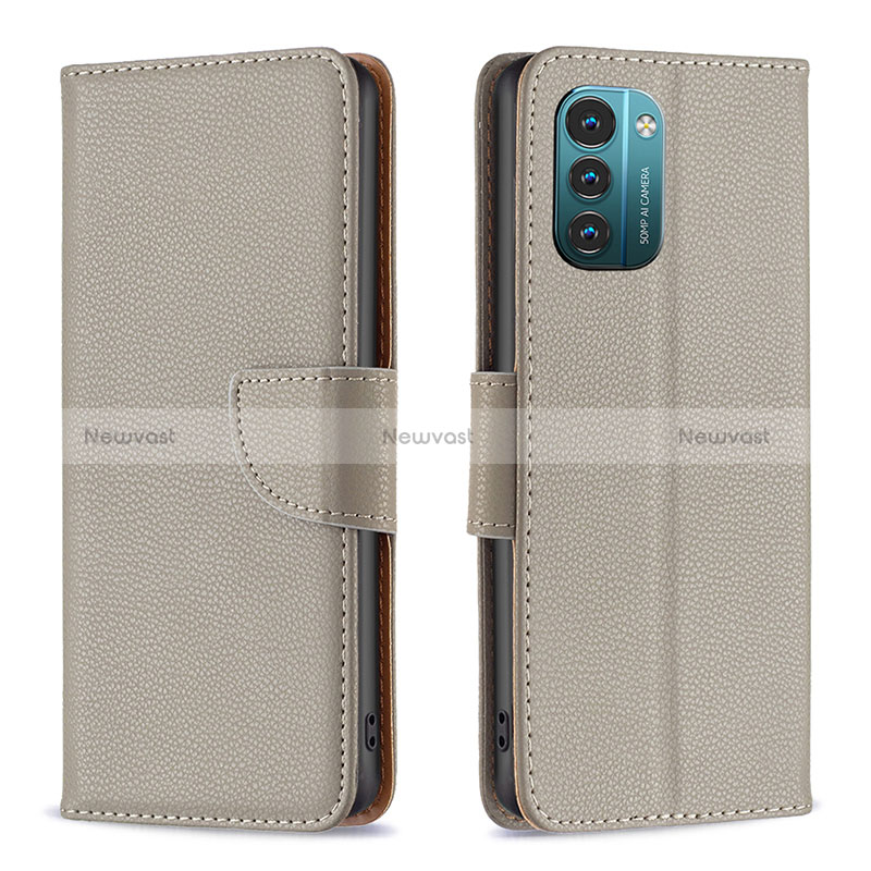 Leather Case Stands Flip Cover Holder B06F for Nokia G11