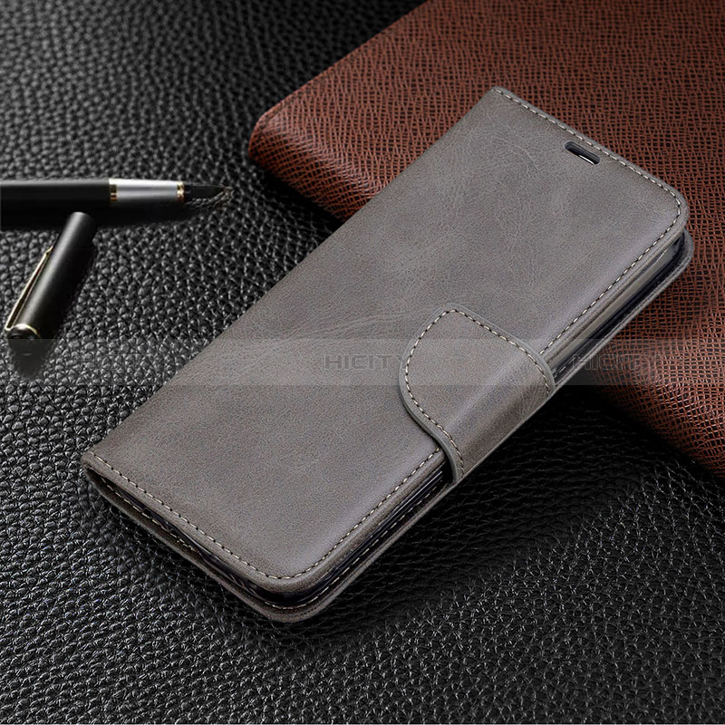 Leather Case Stands Flip Cover Holder B06F for Samsung Galaxy A01 SM-A015