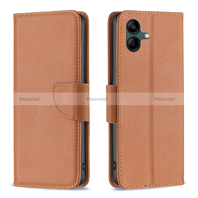 Leather Case Stands Flip Cover Holder B06F for Samsung Galaxy A04 4G