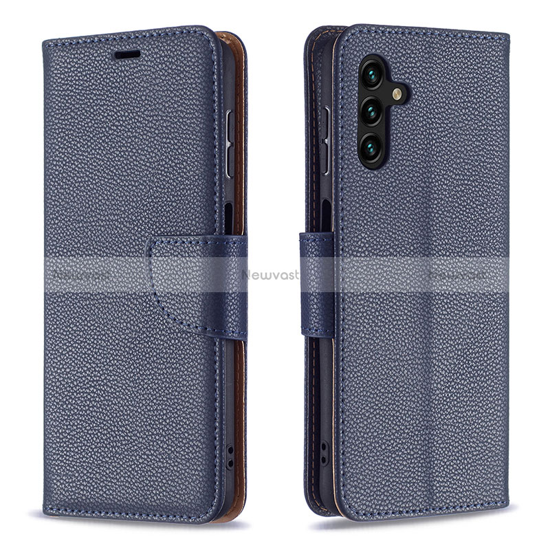 Leather Case Stands Flip Cover Holder B06F for Samsung Galaxy A04s