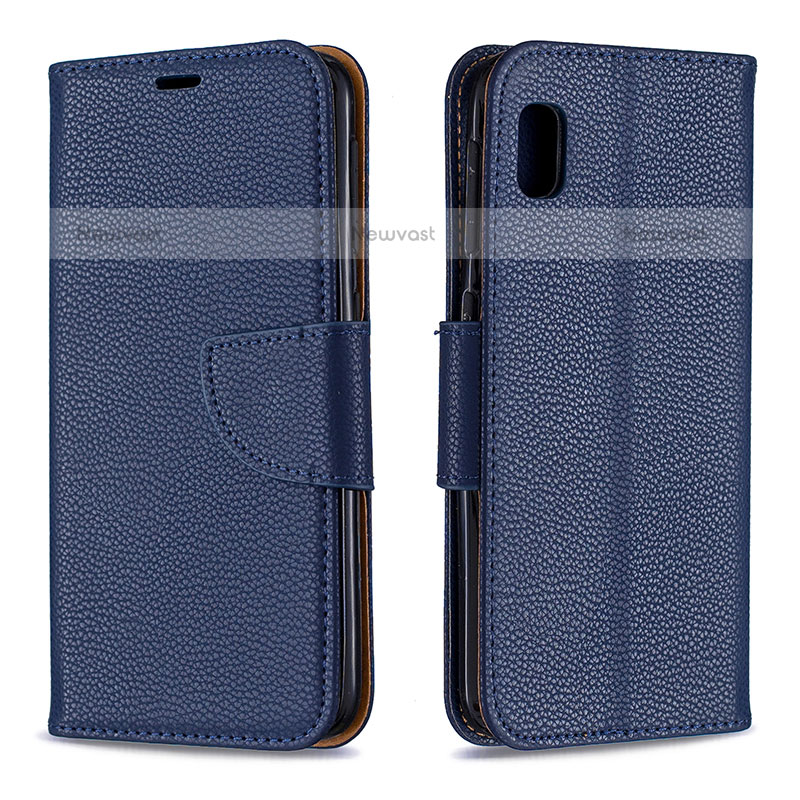 Leather Case Stands Flip Cover Holder B06F for Samsung Galaxy A10e