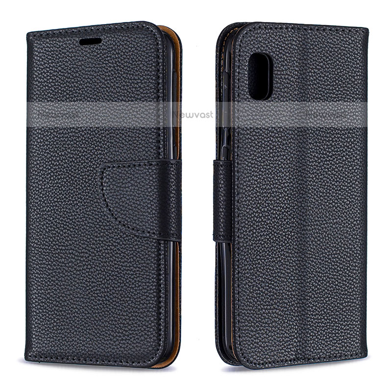 Leather Case Stands Flip Cover Holder B06F for Samsung Galaxy A10e