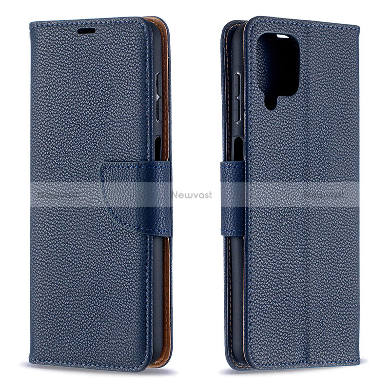 Leather Case Stands Flip Cover Holder B06F for Samsung Galaxy A12 5G