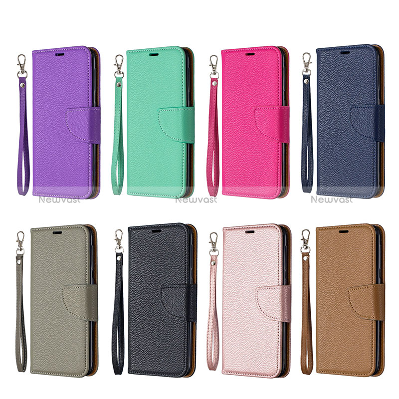 Leather Case Stands Flip Cover Holder B06F for Samsung Galaxy A20e