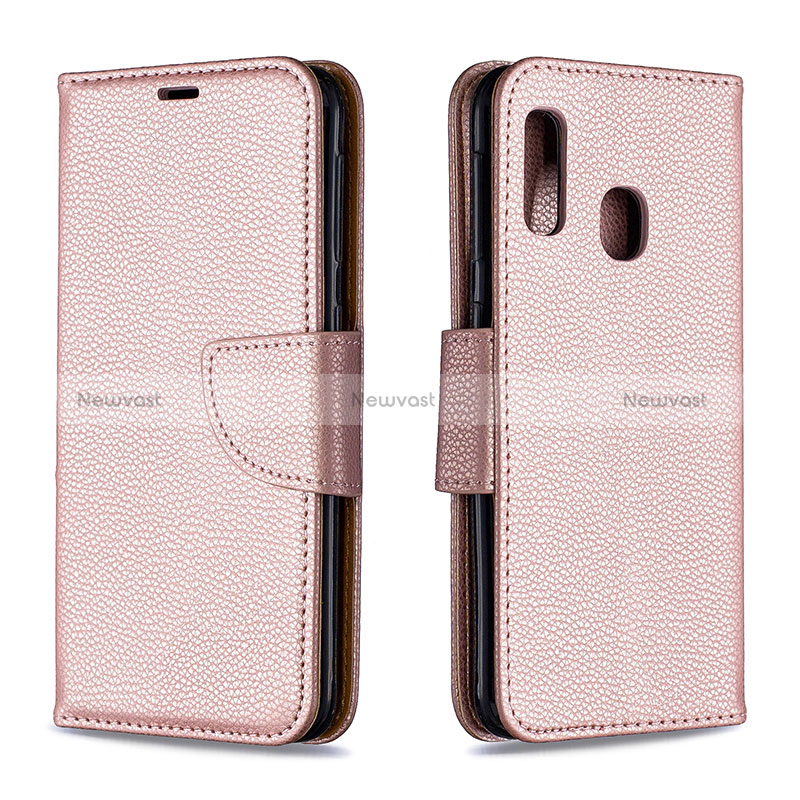 Leather Case Stands Flip Cover Holder B06F for Samsung Galaxy A20e