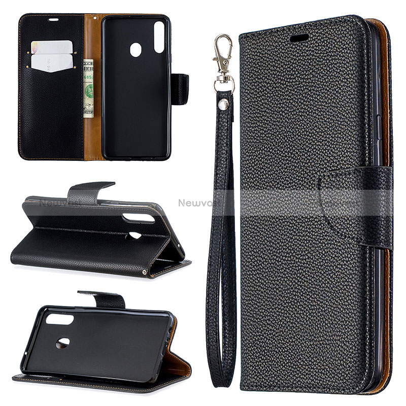 Leather Case Stands Flip Cover Holder B06F for Samsung Galaxy A20s