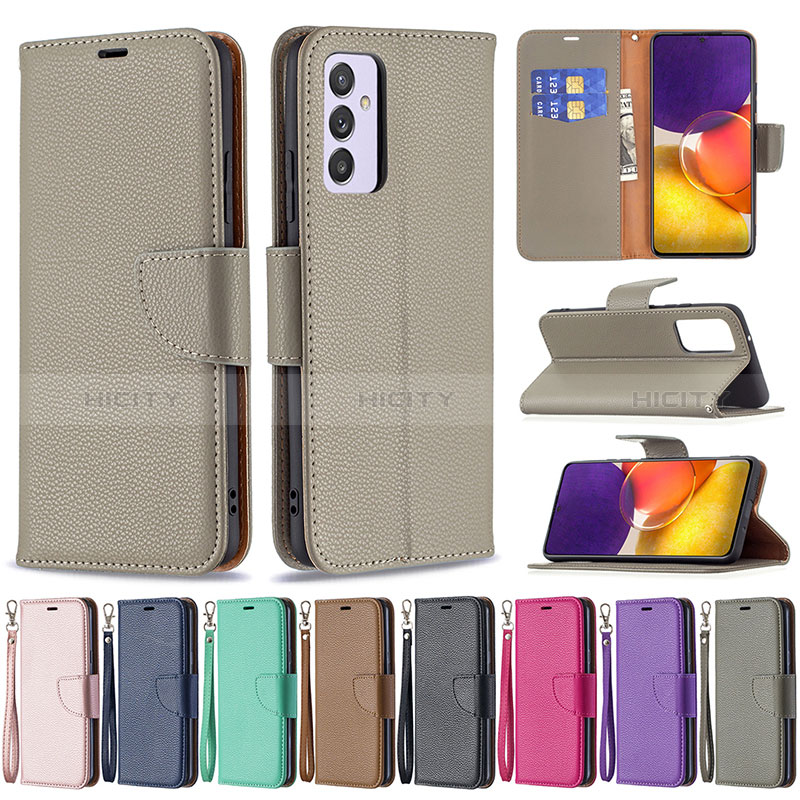 Leather Case Stands Flip Cover Holder B06F for Samsung Galaxy A24 4G