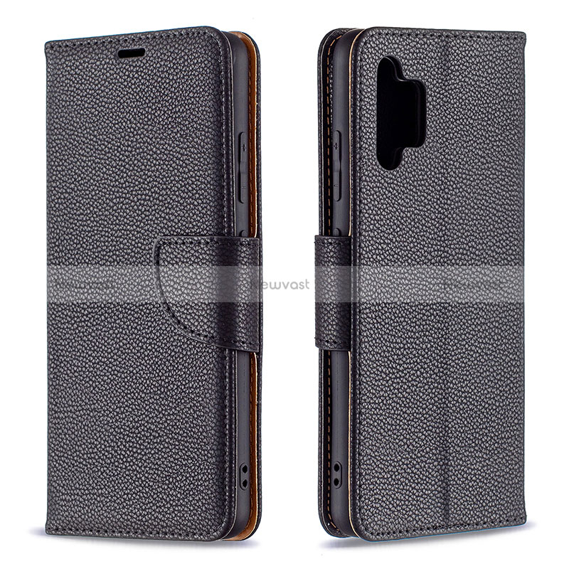 Leather Case Stands Flip Cover Holder B06F for Samsung Galaxy A32 4G