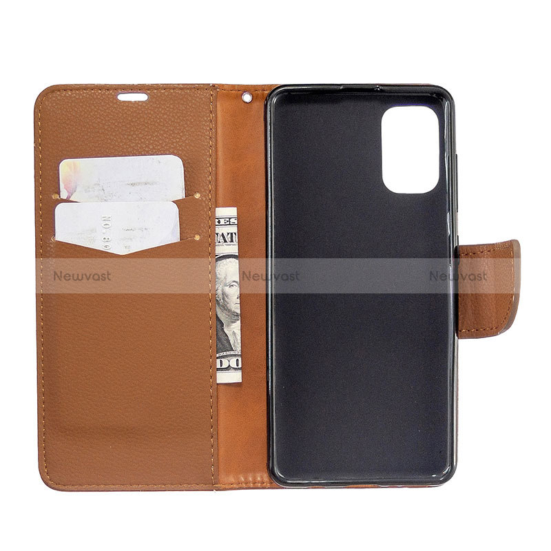 Leather Case Stands Flip Cover Holder B06F for Samsung Galaxy A41