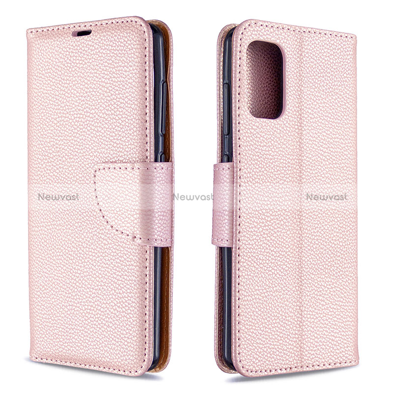 Leather Case Stands Flip Cover Holder B06F for Samsung Galaxy A41