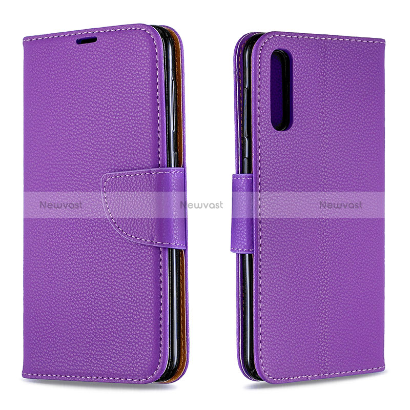 Leather Case Stands Flip Cover Holder B06F for Samsung Galaxy A50S