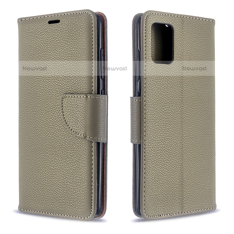 Leather Case Stands Flip Cover Holder B06F for Samsung Galaxy A51 4G