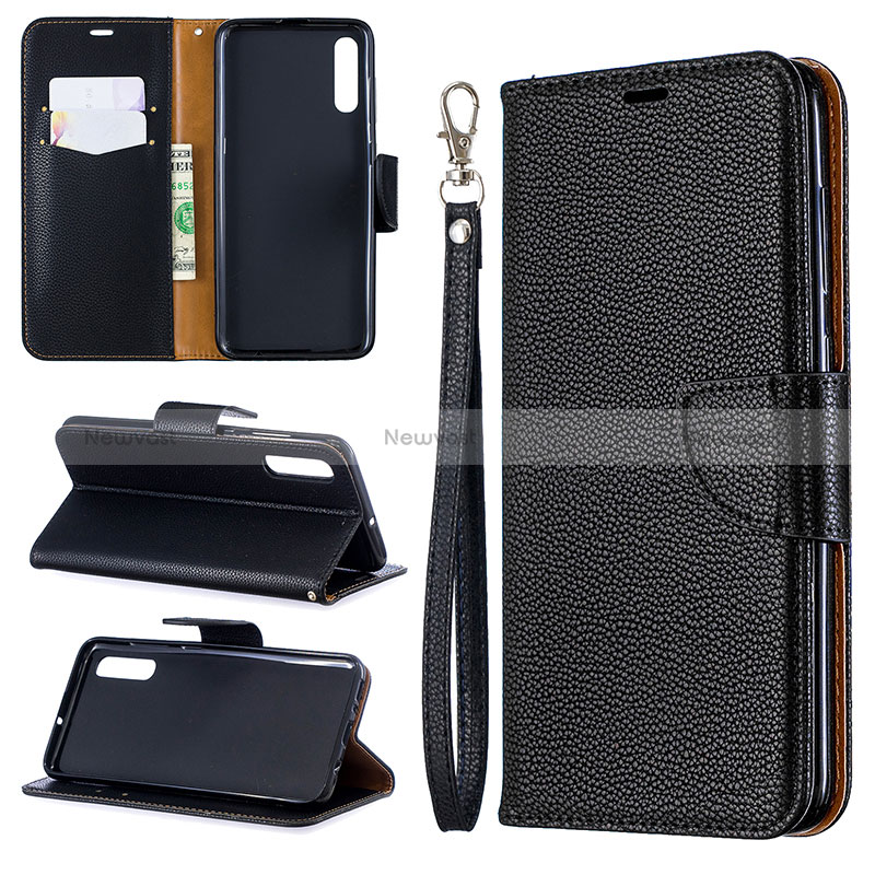 Leather Case Stands Flip Cover Holder B06F for Samsung Galaxy A70S
