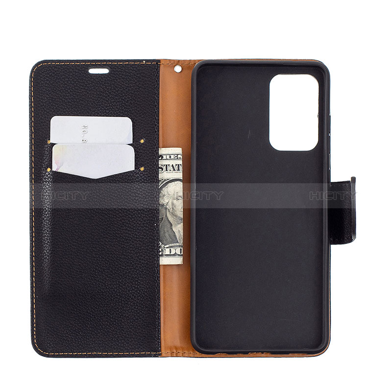 Leather Case Stands Flip Cover Holder B06F for Samsung Galaxy A72 4G