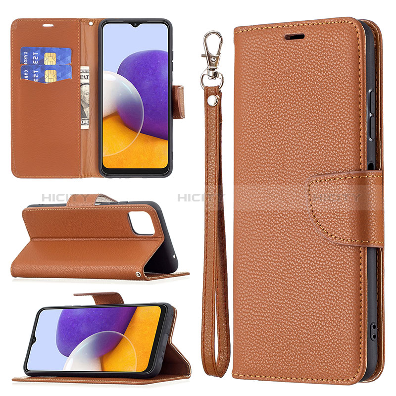 Leather Case Stands Flip Cover Holder B06F for Samsung Galaxy F42 5G