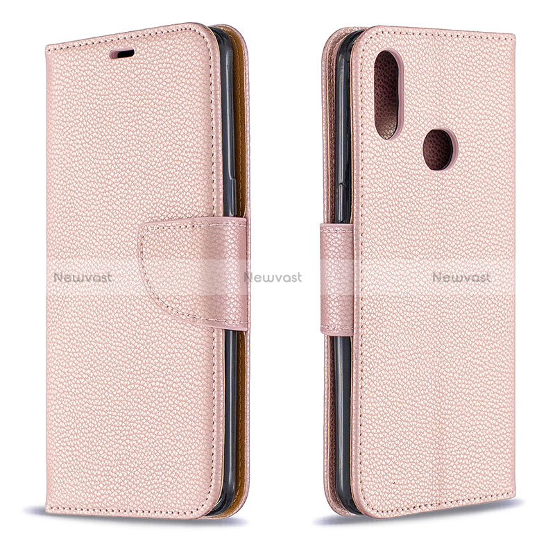 Leather Case Stands Flip Cover Holder B06F for Samsung Galaxy M01s