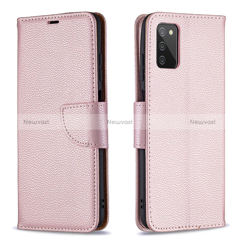 Leather Case Stands Flip Cover Holder B06F for Samsung Galaxy M02s