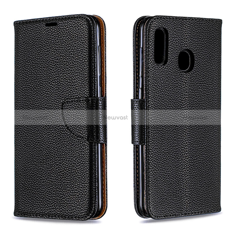 Leather Case Stands Flip Cover Holder B06F for Samsung Galaxy M10S