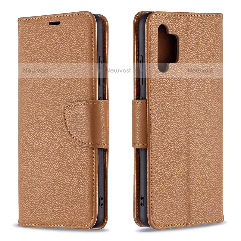 Leather Case Stands Flip Cover Holder B06F for Samsung Galaxy M32 5G