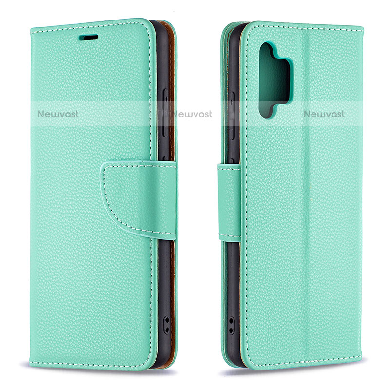 Leather Case Stands Flip Cover Holder B06F for Samsung Galaxy M32 5G