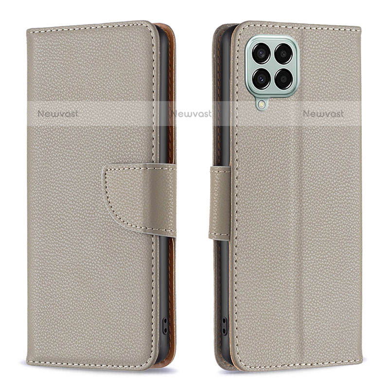 Leather Case Stands Flip Cover Holder B06F for Samsung Galaxy M33 5G