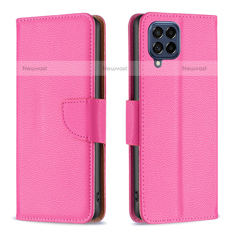 Leather Case Stands Flip Cover Holder B06F for Samsung Galaxy M53 5G