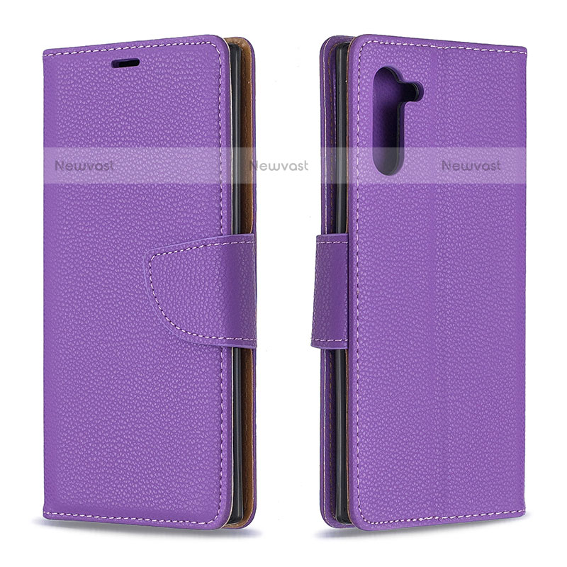 Leather Case Stands Flip Cover Holder B06F for Samsung Galaxy Note 10 5G