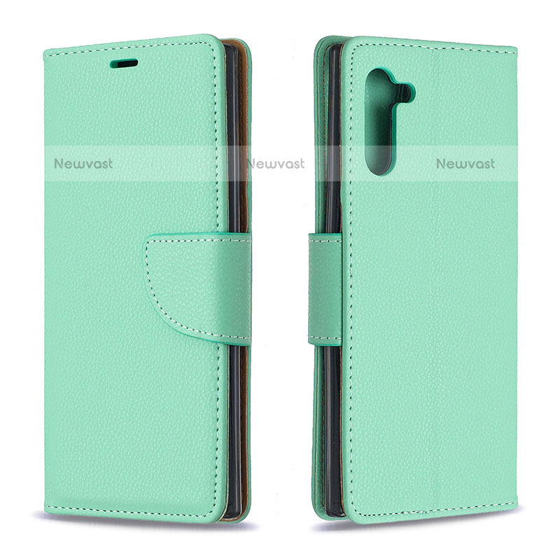 Leather Case Stands Flip Cover Holder B06F for Samsung Galaxy Note 10 5G