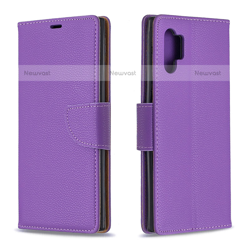 Leather Case Stands Flip Cover Holder B06F for Samsung Galaxy Note 10 Plus 5G