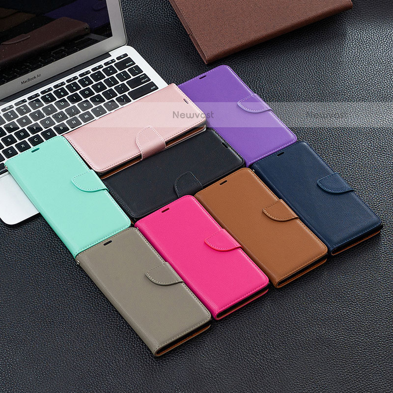 Leather Case Stands Flip Cover Holder B06F for Samsung Galaxy Note 20 Ultra 5G