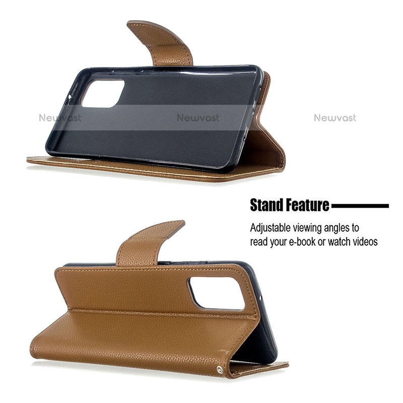 Leather Case Stands Flip Cover Holder B06F for Samsung Galaxy S20 5G