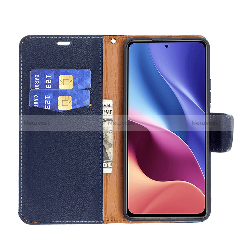 Leather Case Stands Flip Cover Holder B06F for Xiaomi Mi 11i 5G