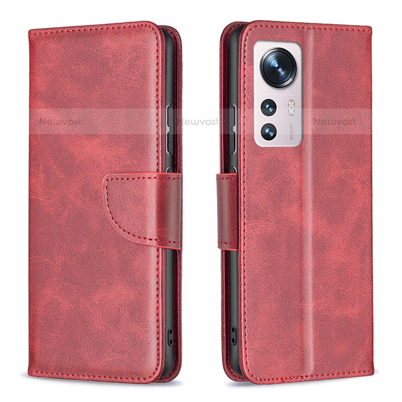 Leather Case Stands Flip Cover Holder B06F for Xiaomi Mi 12S 5G