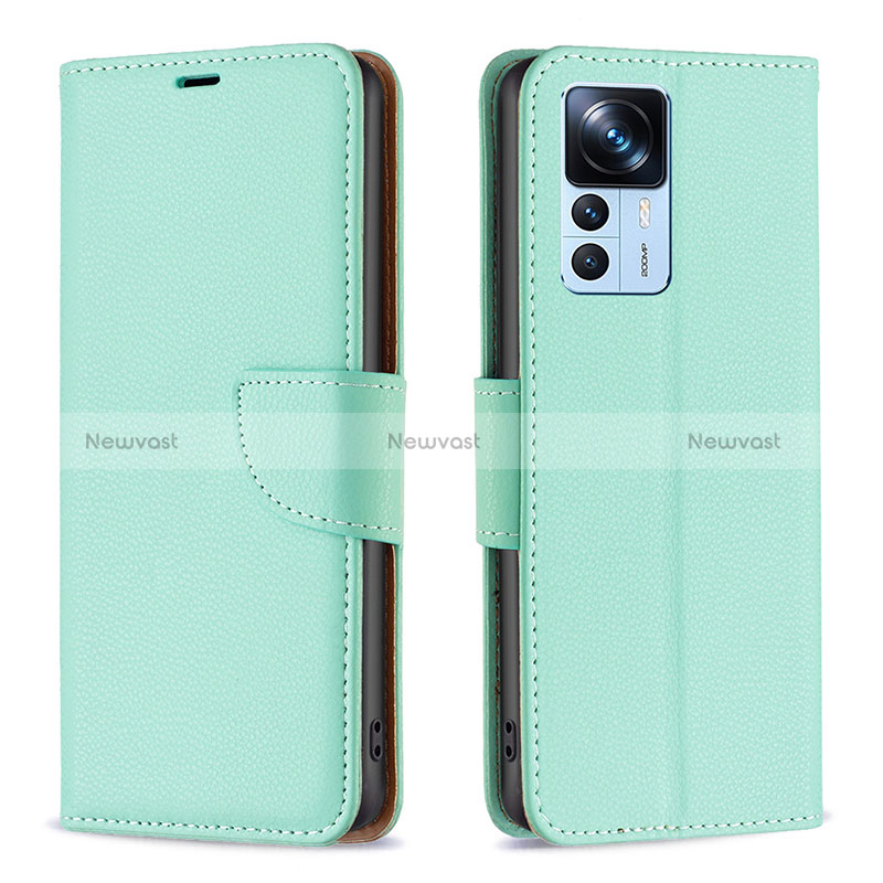 Leather Case Stands Flip Cover Holder B06F for Xiaomi Mi 12T 5G