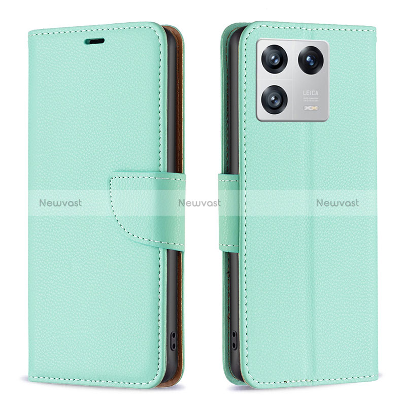 Leather Case Stands Flip Cover Holder B06F for Xiaomi Mi 13 5G