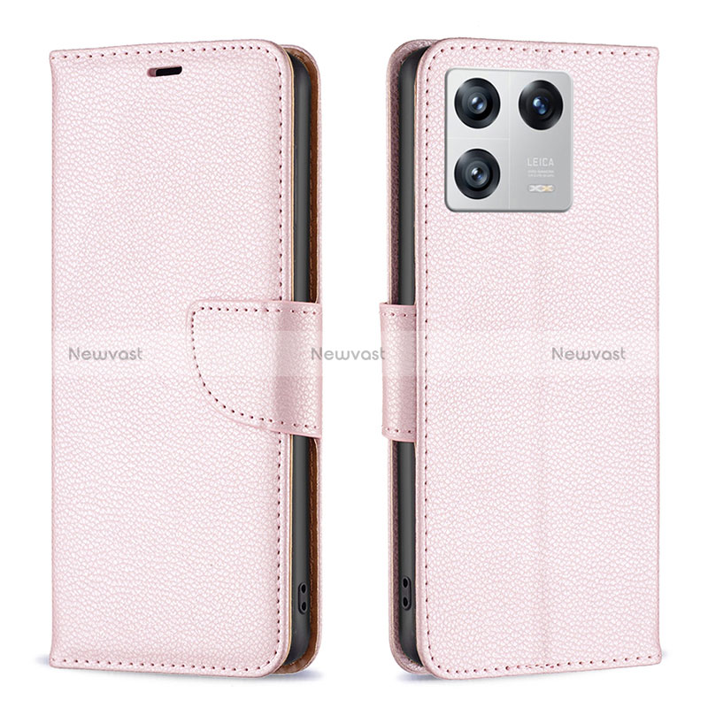 Leather Case Stands Flip Cover Holder B06F for Xiaomi Mi 13 5G